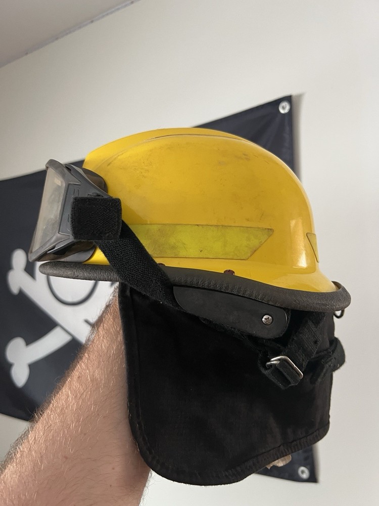 Bullard Firefighter Helmet With Goggles