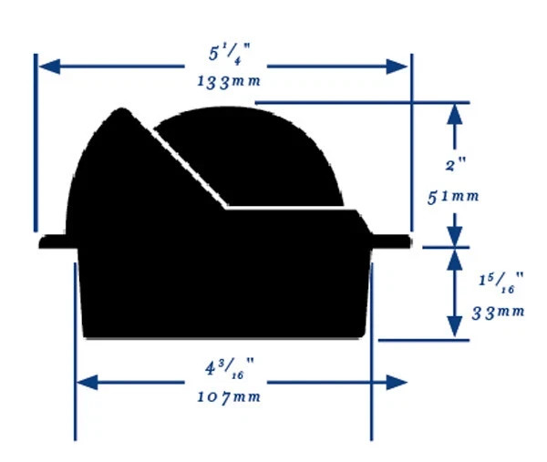 Ritchie F-83 Marine Compass, Flush Mount with 3" Dial