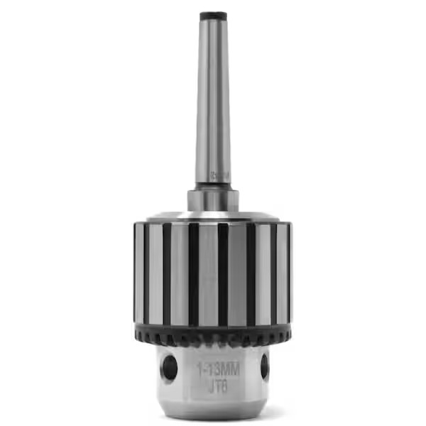 1/2 In. Keyed Drill Chuck with MT1 Arbor Taper