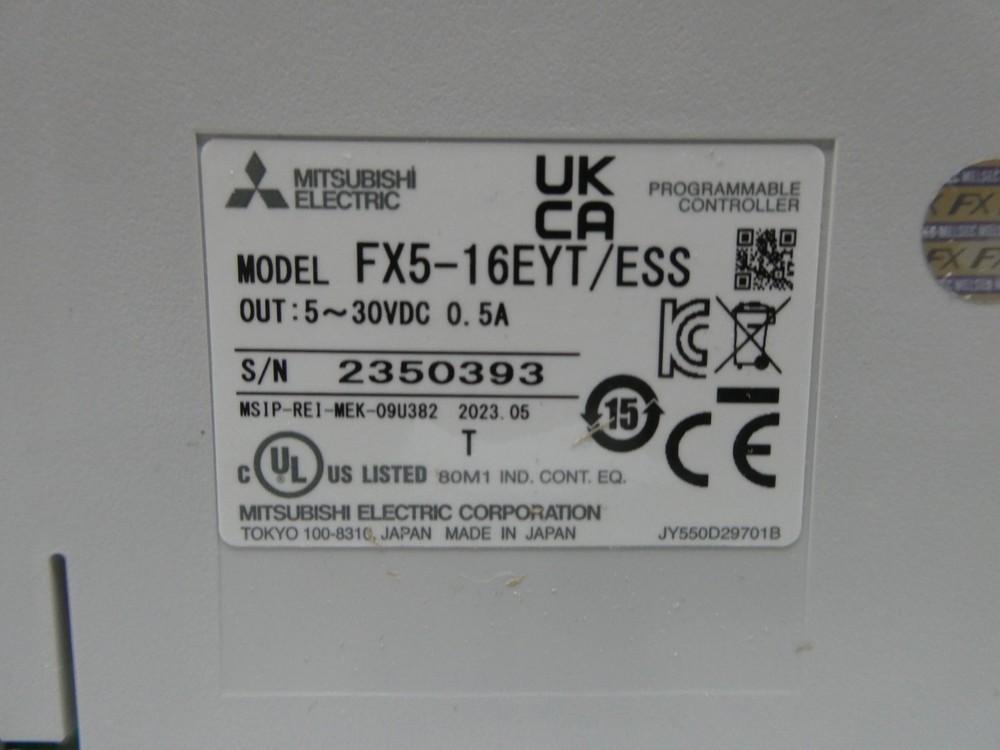Mitsubishi FX5-16EYT/ESS I/o Module