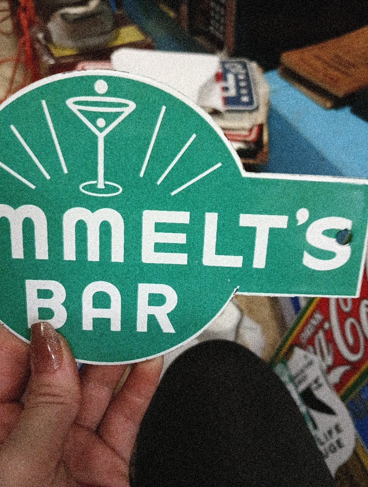 Porcelain Rammelts Bar Sign