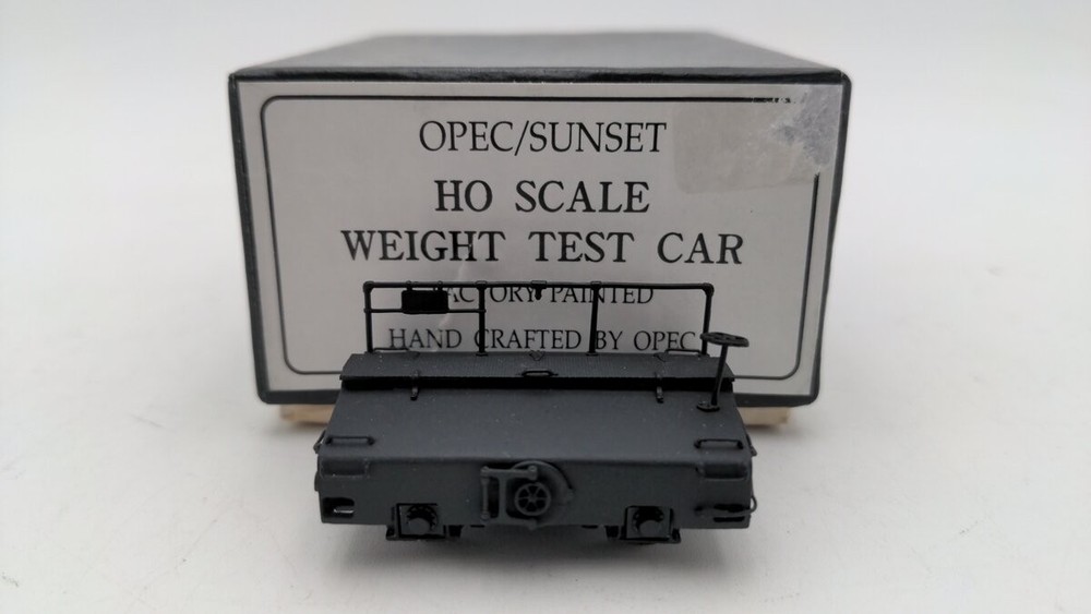 HO Scale BRASS Weight Test Car EX/Box