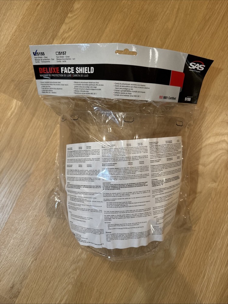 SAS Safety Deluxe Face Shield 5155
