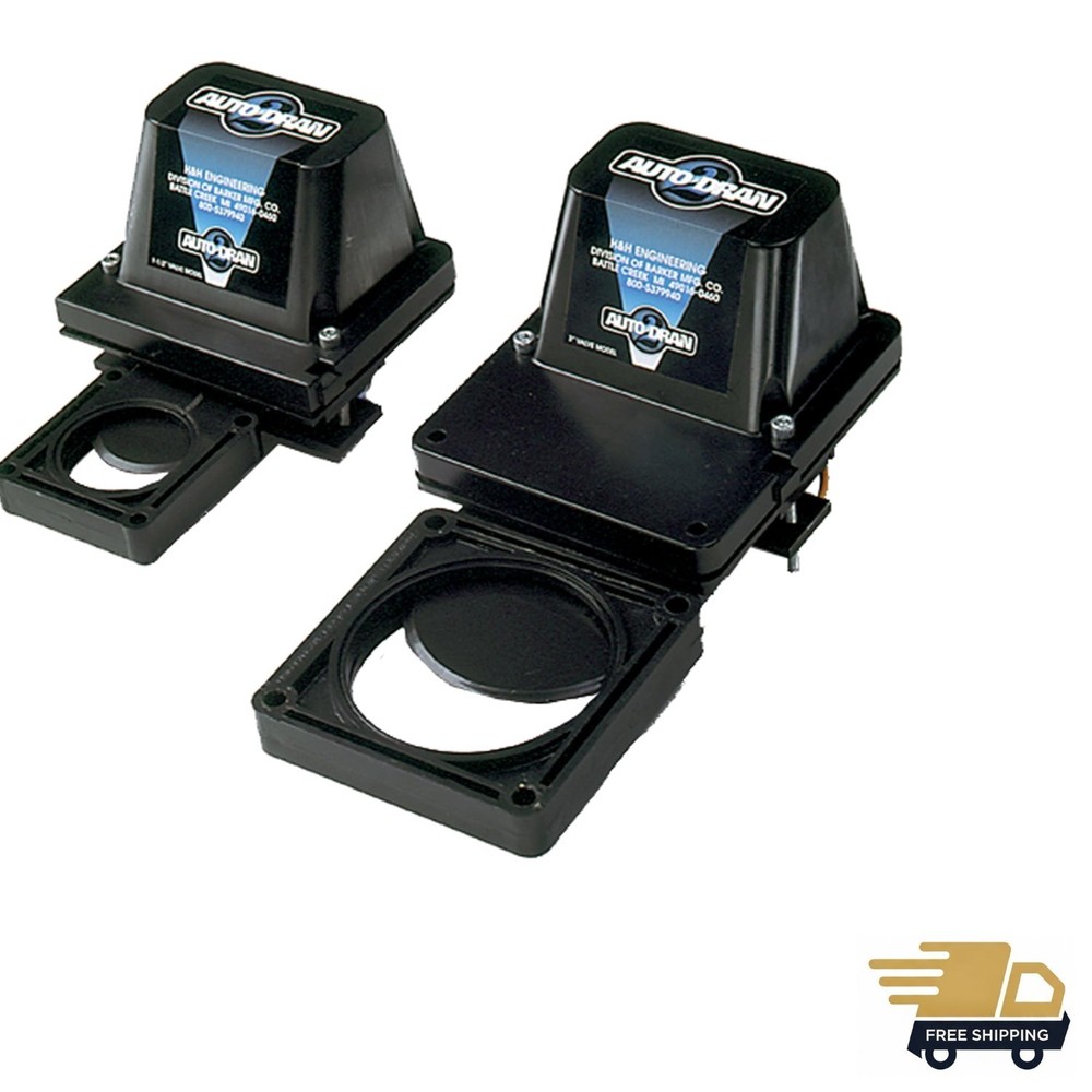 Quick-Release 3" Auto Drain Valve for RV Waste Systems - Push Button Control