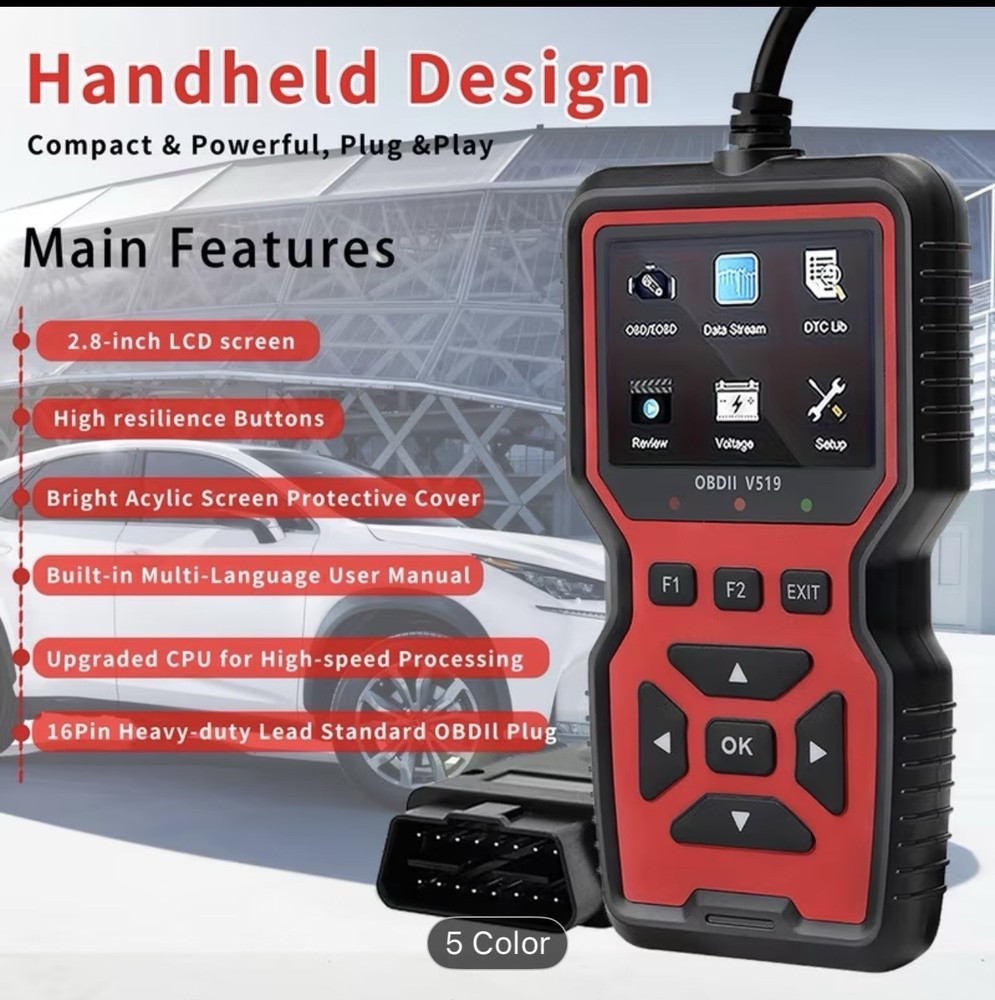 NEW Upgraded OBD2 Scanner Code Reader Car Check Engine Fault Diagnostic Tool