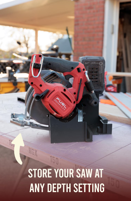 Custom 6-1/2" Power Saw Storage Insert for Compact Modular Toolbox Organizer