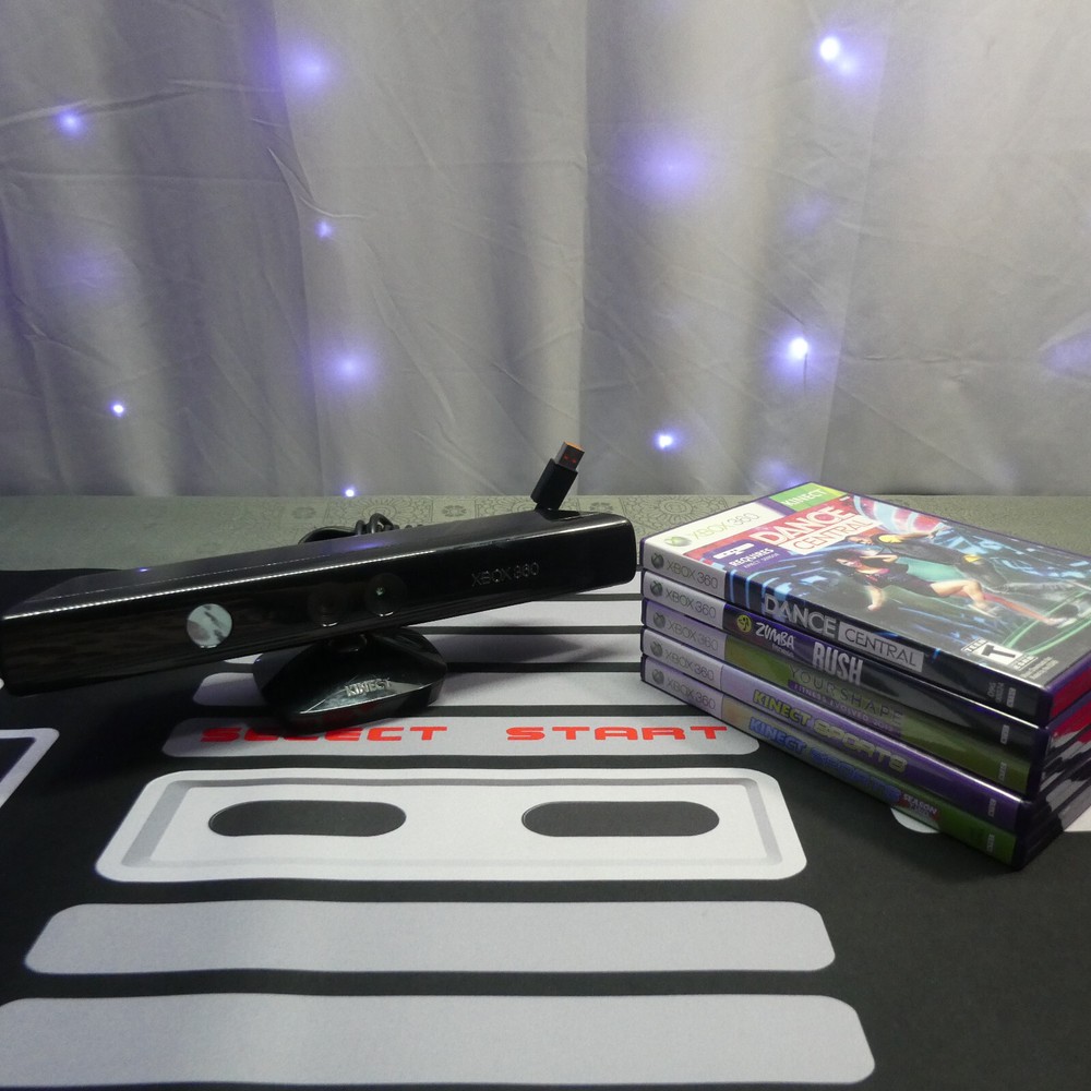 Microsoft Xbox 360 Kinect Sensor Bundle w/ 5 Games!!
