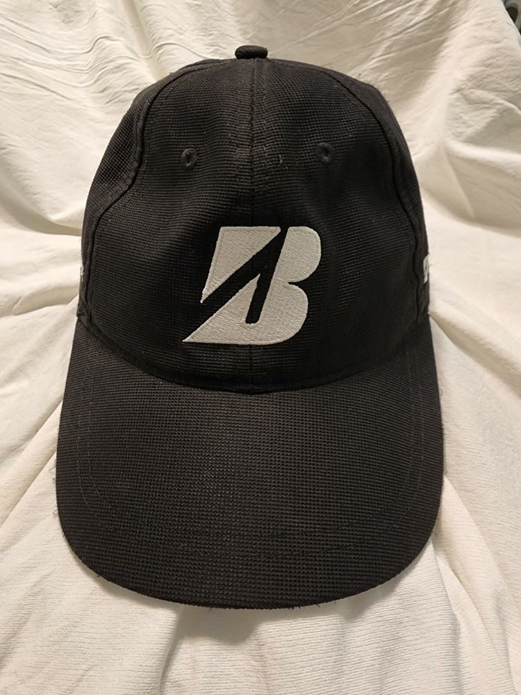Bridgestone Golf B330 Golf Hat Strap Back Black