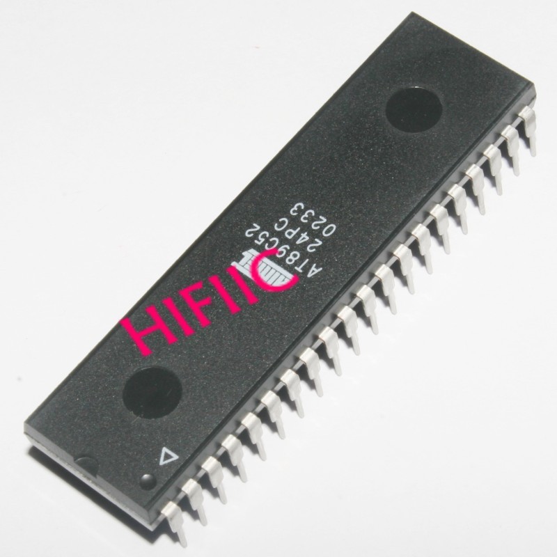1PCS AT89C52-24PC 8-Bit Microcontroller with 8K Bytes Flash DIP40