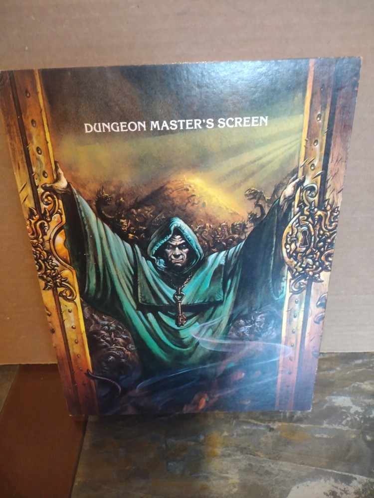 AD&D Dungeon Master’s Screen 9146 TSR 1985 Advanced Dungeons & Dragons D&D
