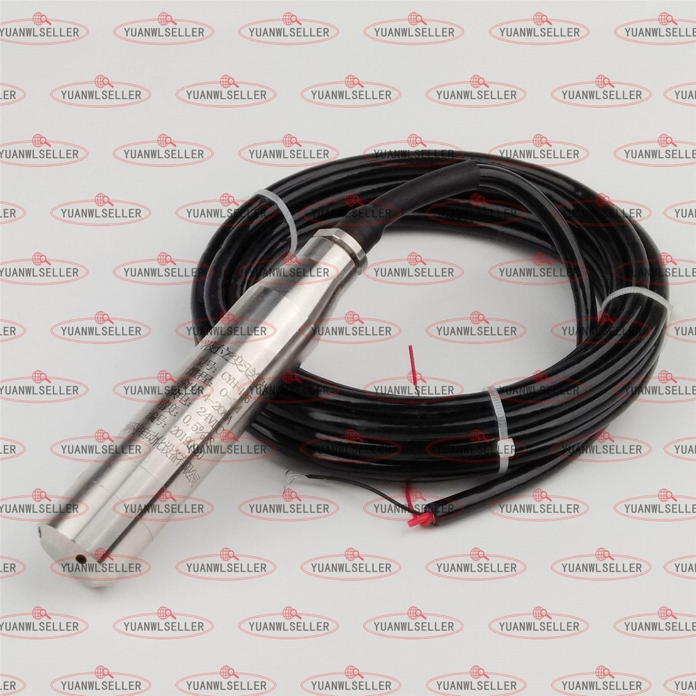4-20MA 1.0m Range Water Level Transmitter Liquid Level Transducer Sensor