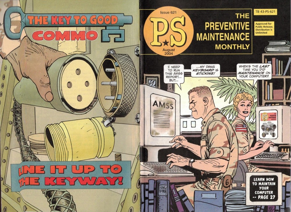 PS: PREVENTIVE MAINTENANCE MONTHLY~ 2004~ 9 Issues~ Joe Kubert Artwork~ MINT