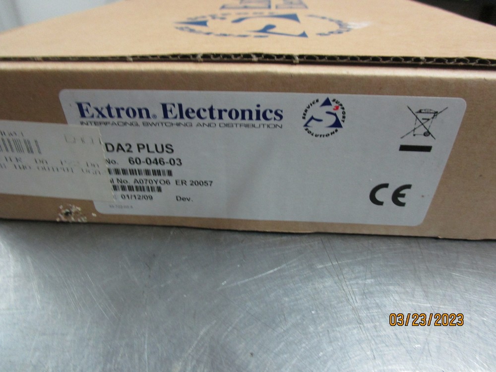 Extron Electronics DA2 Plus VGA Distribution Amplifier 60-046-03
