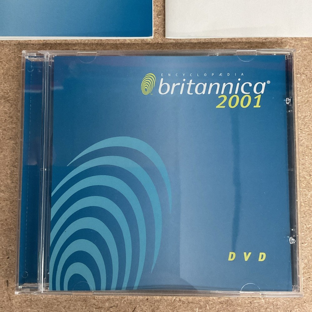 Encyclopedia Britannia 2001 DVD Big Box PC