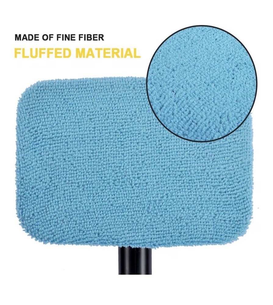5 Pack Microfiber Replacement Bonnets for Windshield Cleaners - Eco-Friendly