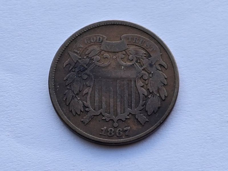 1867 Two Cents Fine 91127