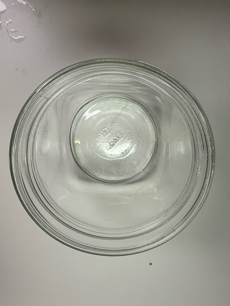 Hazel Atlas Clear Coffee Jar with Lid, #5576