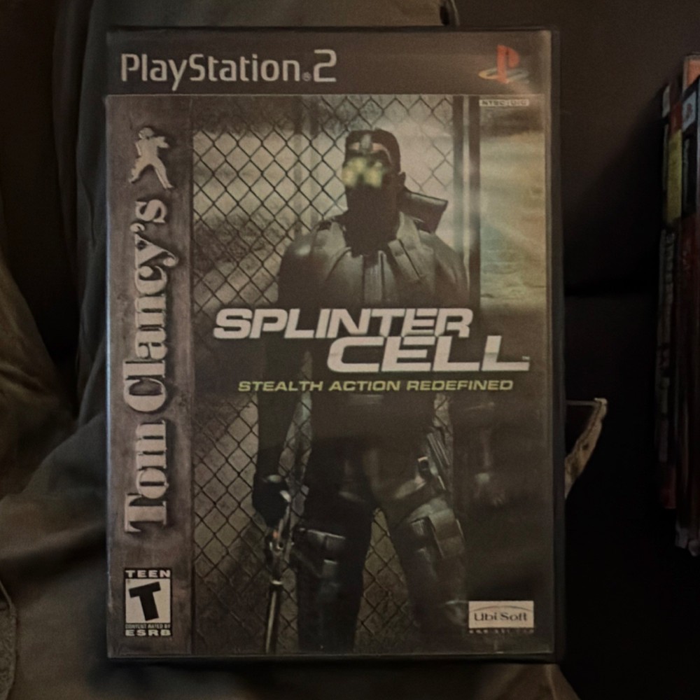 Ubisoft Tom Clancy's Splinter Cell PlayStation 2 DVD Keep Case