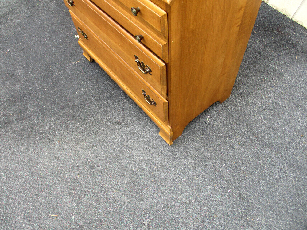 63476 Solid Maple Slant Front Office Desk