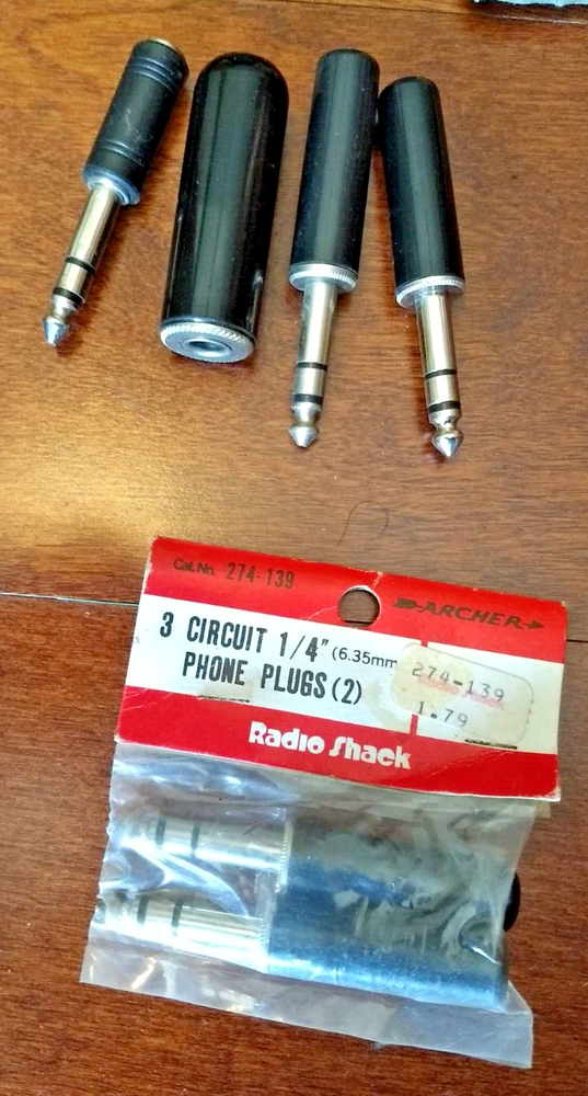 13 guitar / Phono / Acceseries cables & Plugs effect patch SWITCHCRAFT + WHISPER