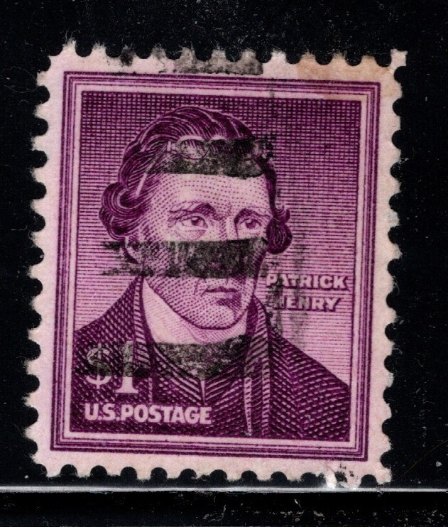 Centsational US SN 1052 Used $1 Patrick Henry