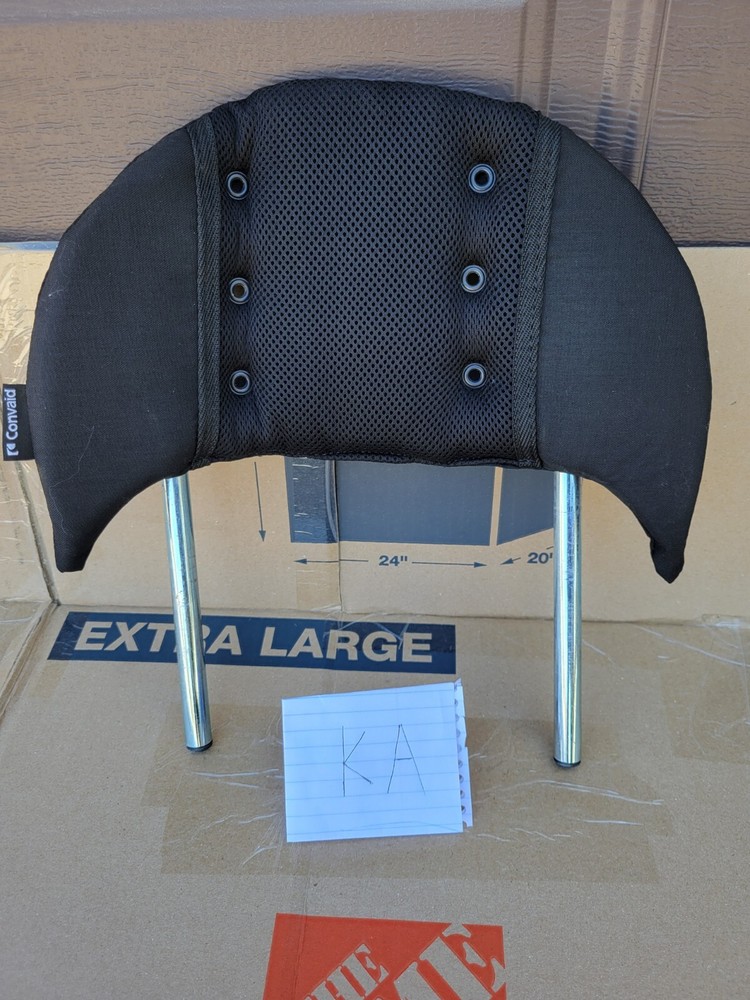 Convaid Cruiser Size 12 Headrest Extension Head Rest  Black