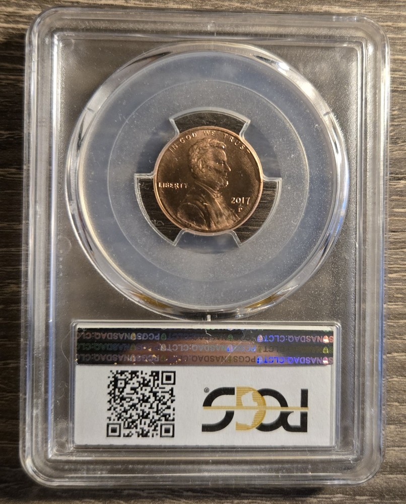 2017 P Lincoln SHIELD Cent 1c PCGS MS66RD