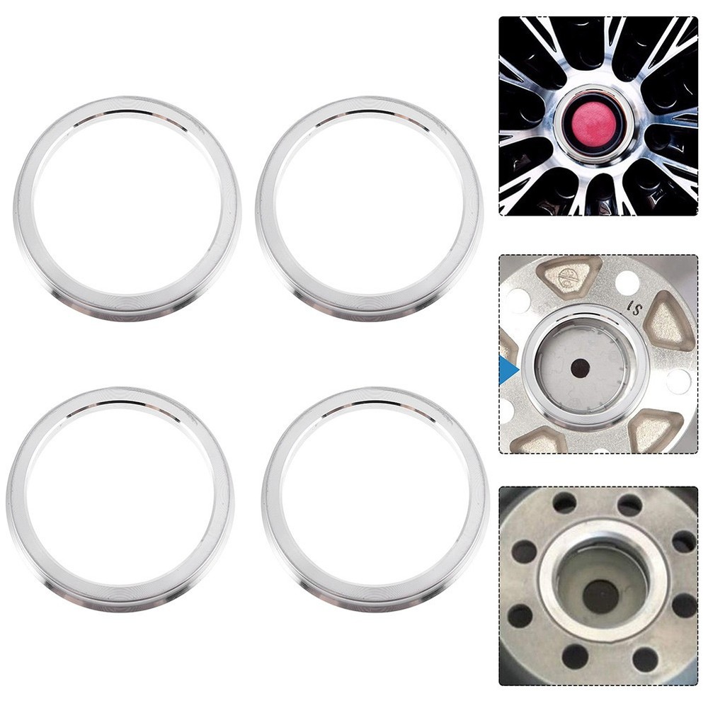 3 Count Ring Hub Inner Accessories Car Wheel Spacers Axle Shaft Adapter