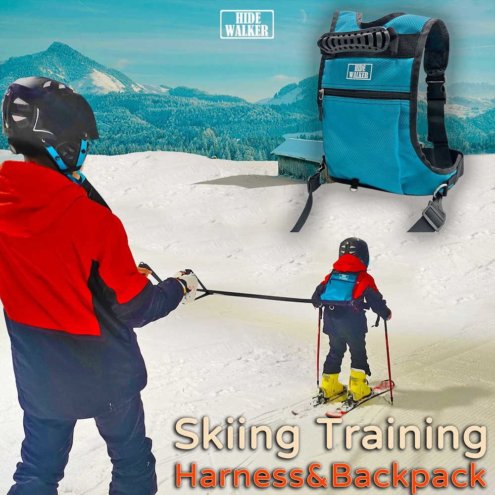 Ski Harness for Kids Backpack Adjustable Snowboard Training Belt Speed Control