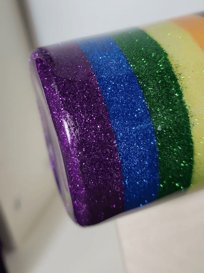 Custom Rainbow Tumbler