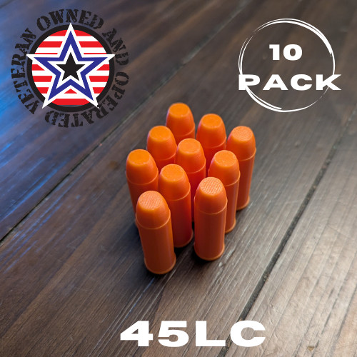 45 LC Dummy Rounds, Snap Caps -- For Training **Made in USA (10 pack)
