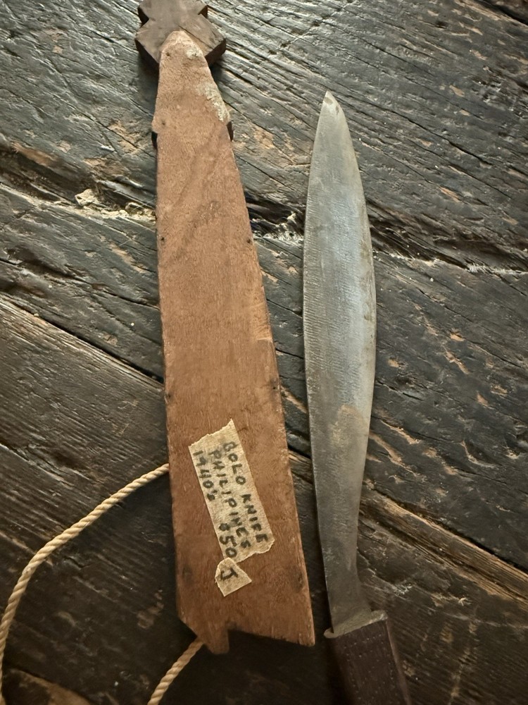 Ww2 Bolo Knife Philipines WWII
