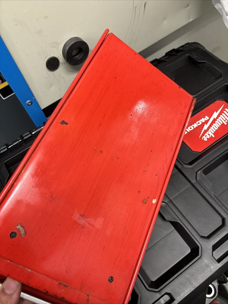 Snap On Tool Box Roll Cab Vintage Red Drawer Replacement 7" 8-1372