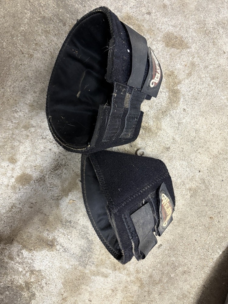 Weaver Black bell boots large horse size