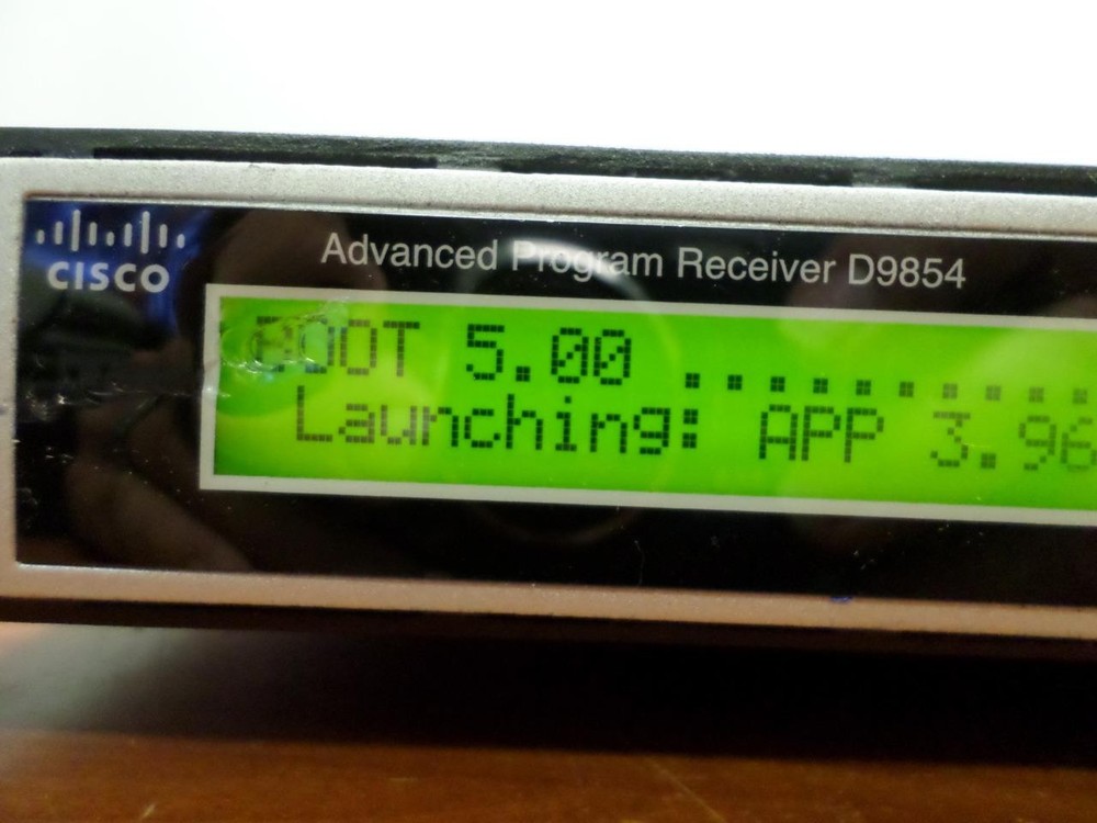 Cisco D9854 Advanced Program Receiver