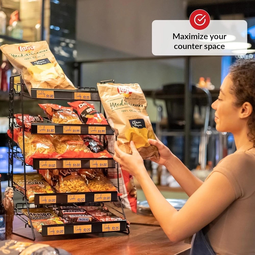 Merchandising Shelf for Snacks