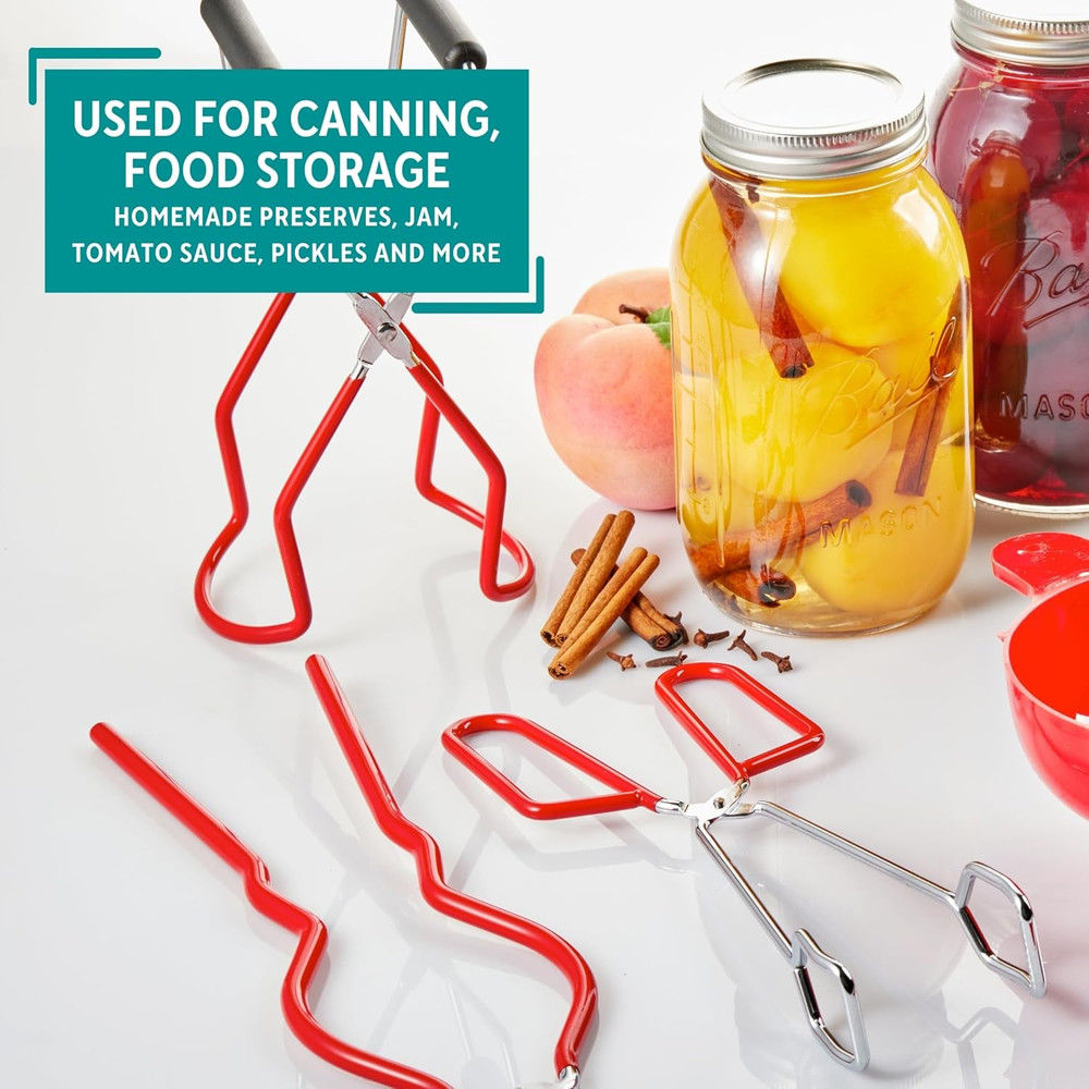 6Pc Canning Tool Set, Red