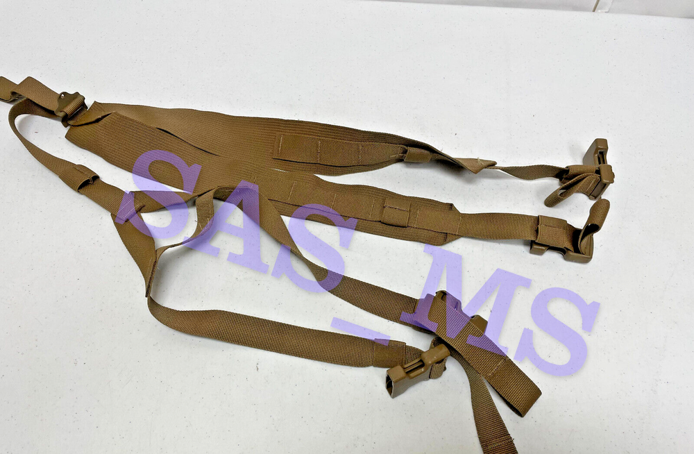 2X USMC COYOTE CHEST RIG TACTICAL ASSAULT PANEL HARNESS ASSEMBLY SHOULDER STRAP