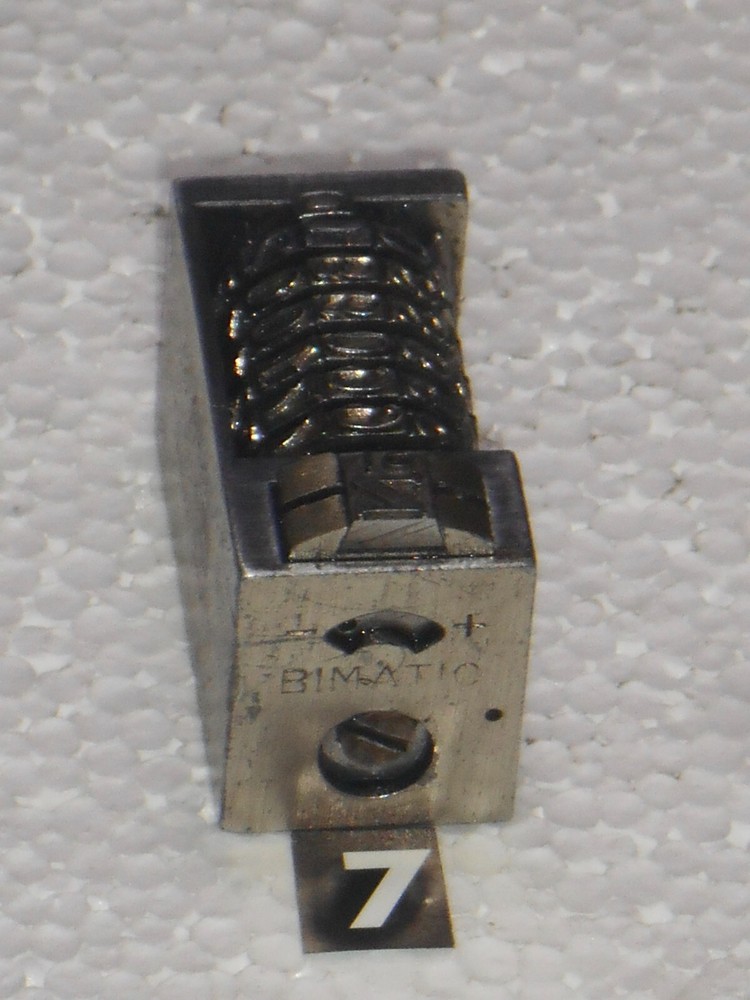 COUNT | letterpress numbering machine | 7