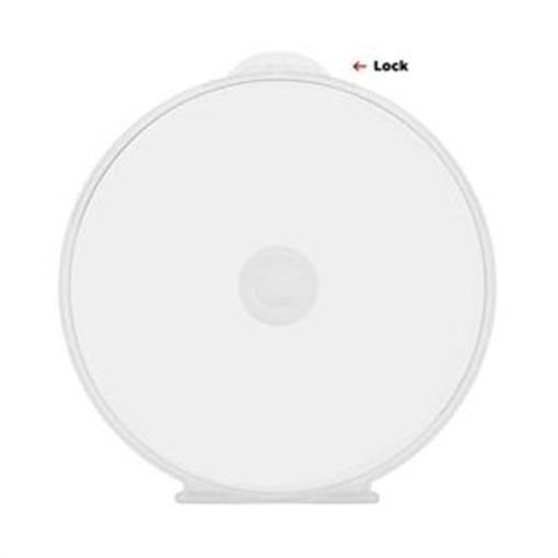 100 Clear CD DVD R Disc Clam C Shell PP Poly Plastic Storage Case 5mm with Lock