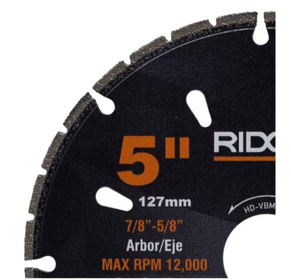 RIDGID 5 inch Diamond Multi-Cutting Blade, NEW, OPEN BOX