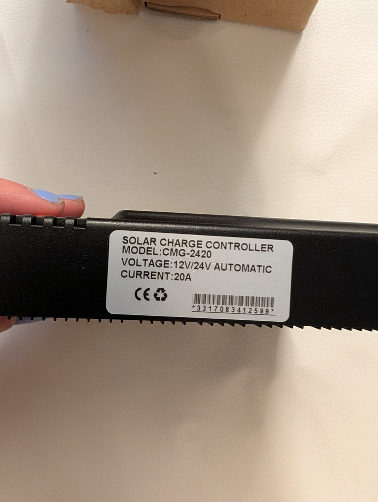 CMG/CMF SERIES SOLAR CHARGE CONTROLLER 20AMP CMG-2420