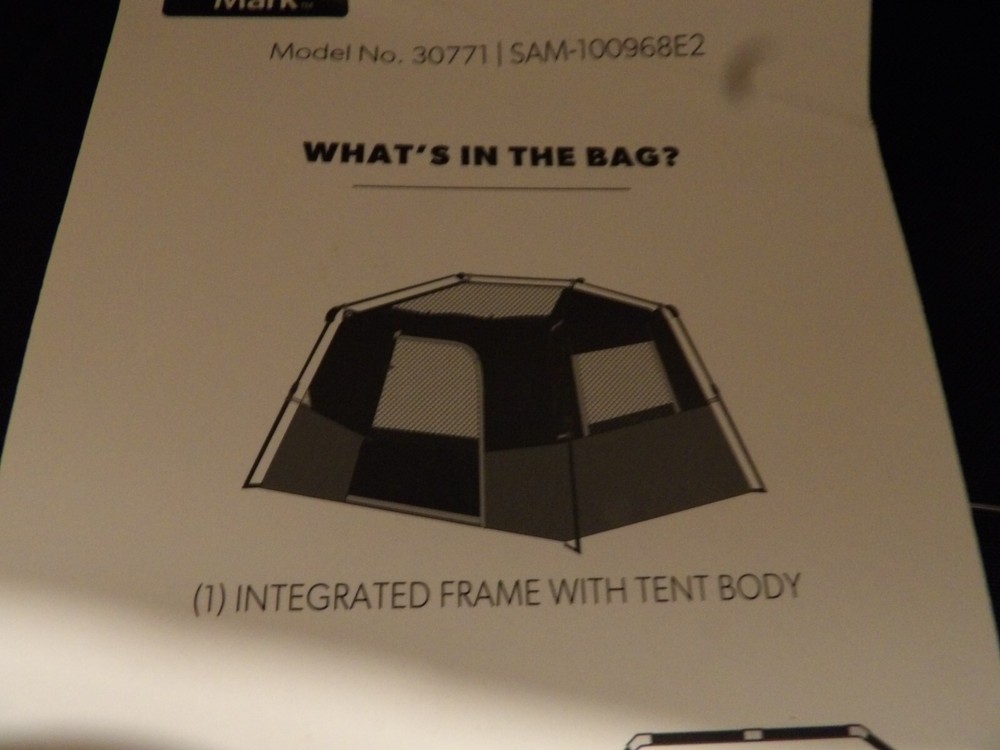 6-Person Instant Cabin Tent with Light Shield Technology