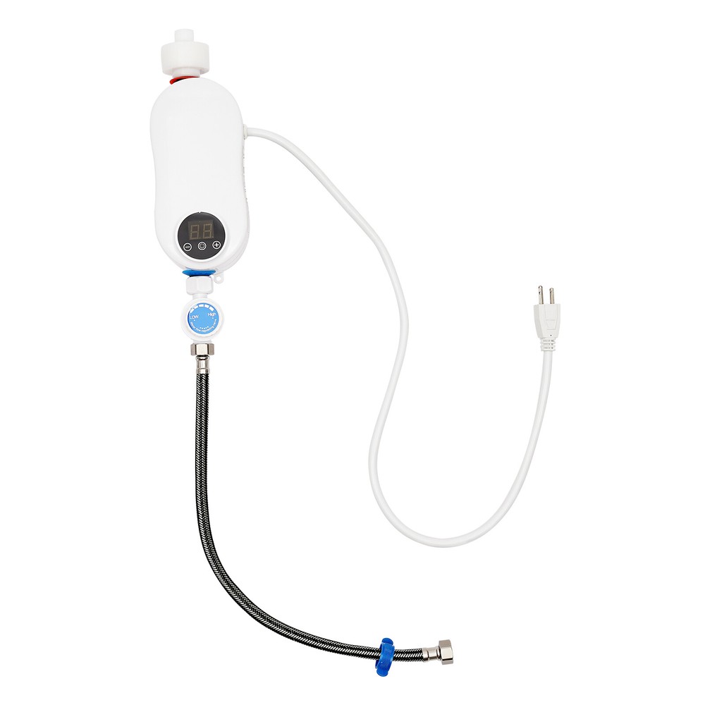 Mini Instant Water Heater White 3500W Fast Heating Warm-Up Wall-Mounted