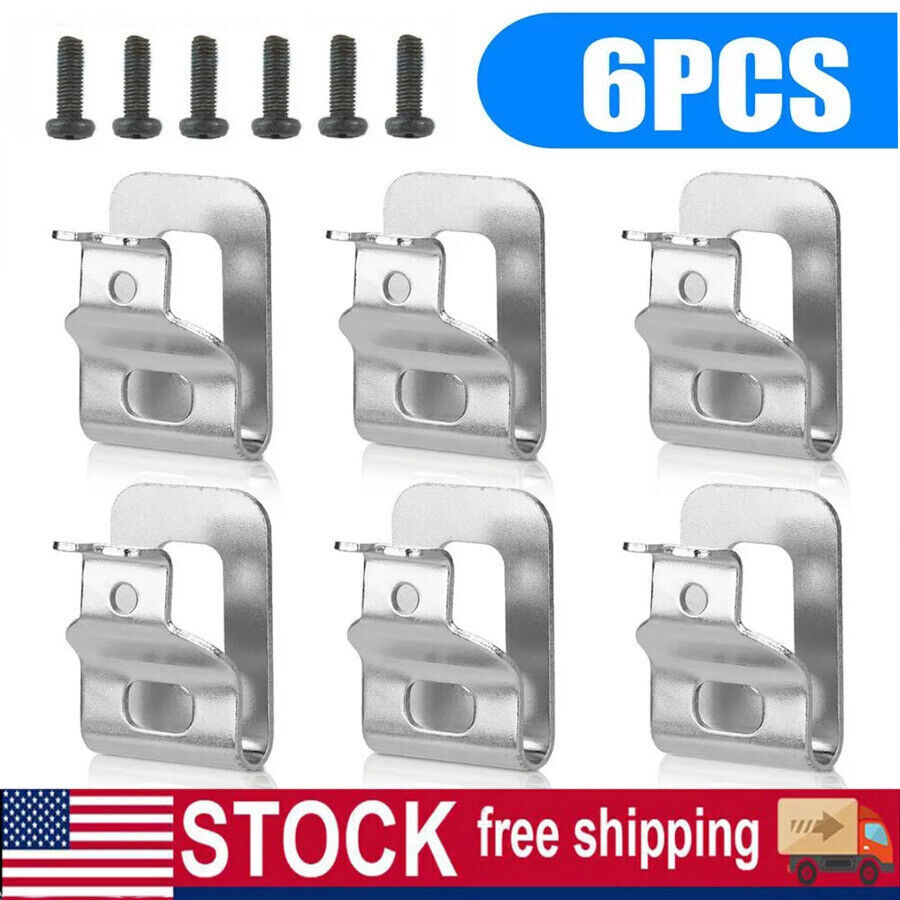 6 PCS Drill Belt Clip Hook For Dewalt 20V Tools for DCD740B DCD740B-B3 DCD771C2