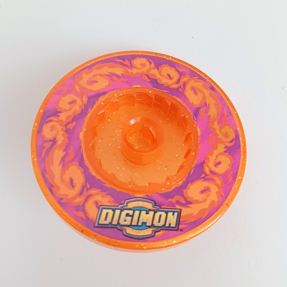 Orange Digimon Spinning Top