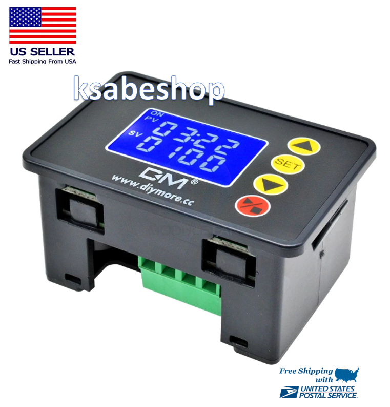 AC 110-220V Timer Relay Microcomputer Time Controller Delay Relay Module 1.37''