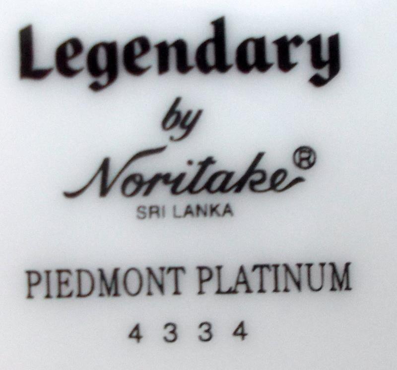 Noritake Piedmont Platinum 5 Piece Place Setting 4334