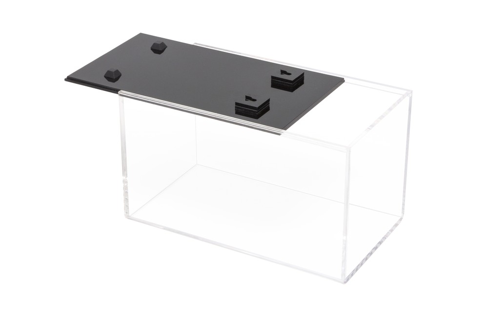 Bobblehead / Figurine Display Case with Wall Mount and Black Back (A016-BB)