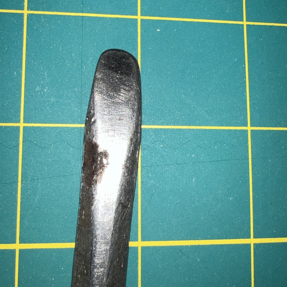 Vintage 12 In Square Shank Flat Screwdriver Amber Handle